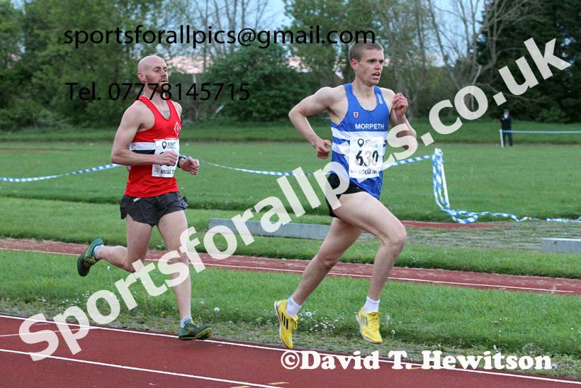 3000 metres, 2021 North East Grand Prix No. 2, Monkton, Wednesday, May 19th. Photo: David T. Hewitson/Sports for All Pics